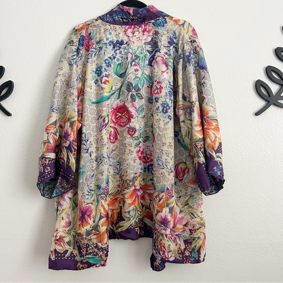 New Johnny Was Weller Topiary Hunter Kimono | Size XXL - Picture 6 of 11